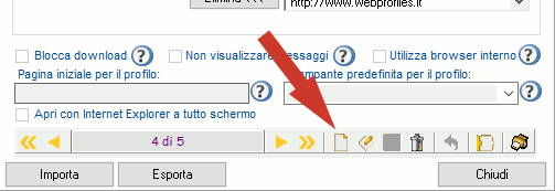 Nuovo Profilo Web Profiles